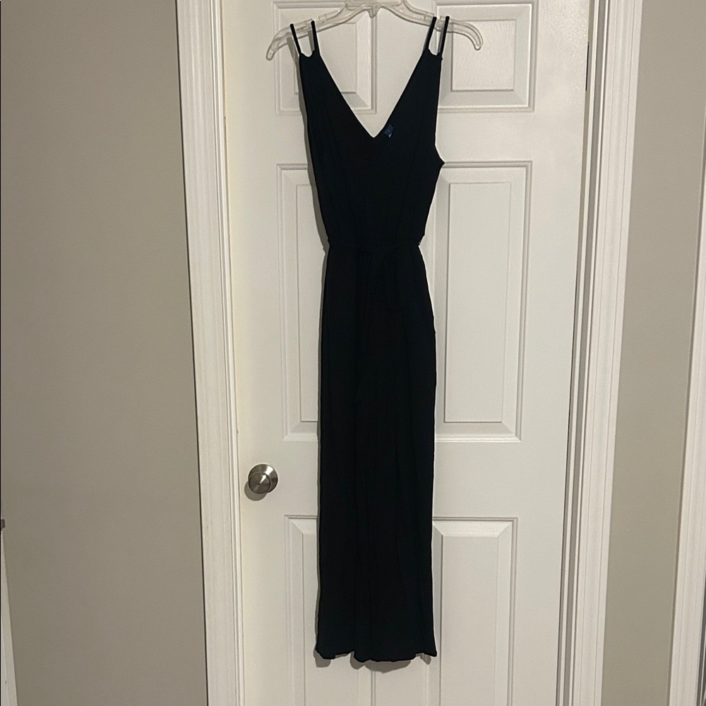 Old Navy  Black V-Neck Jumpsuit